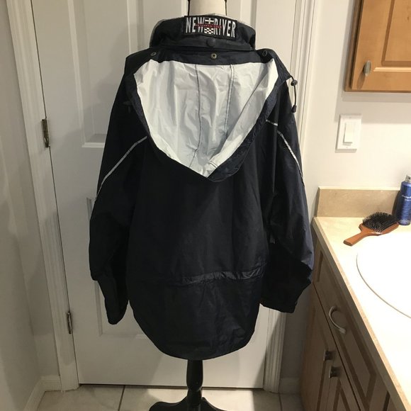 New River Nylon Hooded All Weather Jacket XL Flawless - Picture 8 of 13